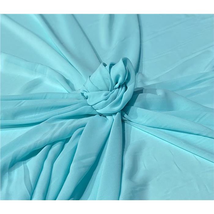 CHIFFON 100% POLY FC-009 M.ACQUA BLU.130-70gr/m2