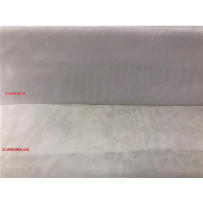 ORGANZA L. RIGIDA /150 COL.1 100%POLYESTER-50grs/m2