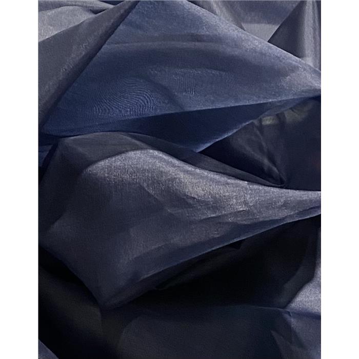 ORGANZA 100% SETA COL.BLU 678