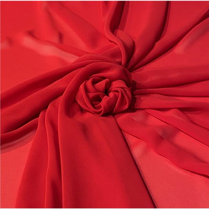 CHIFFON 100% POLY FC-009 red.425-70gr/m2