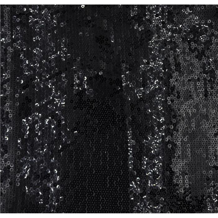 ORGANZA PAILETTE H.140cm BLACK-260gr/ml